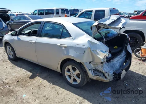 2016 Toyota Corolla Le из США, поврежденный, VIN 2T1BURHE9GC532798